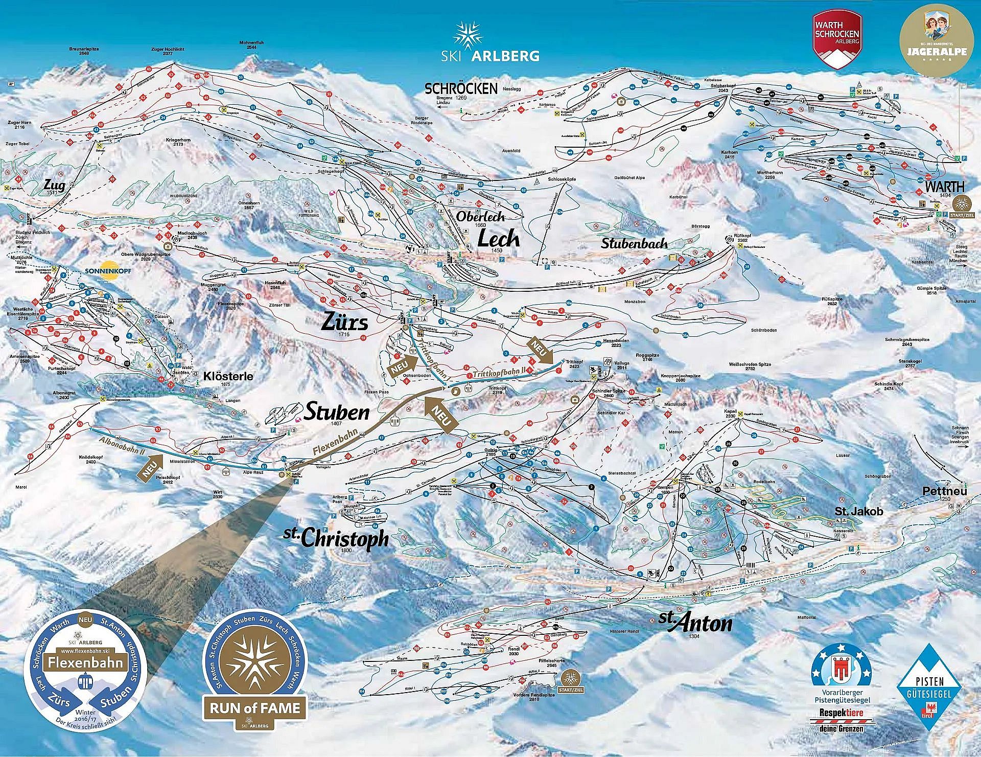 skigebiet-ski-arlberg-pistenplan