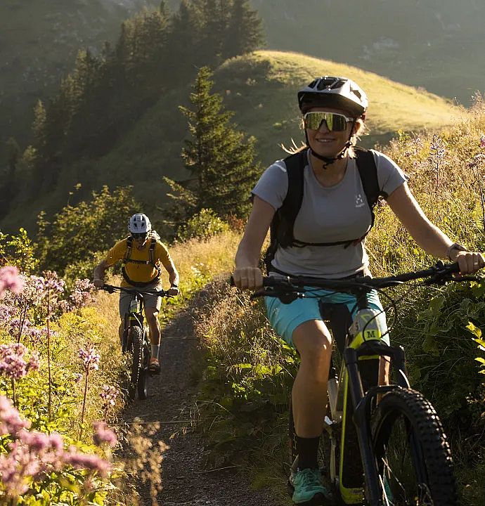 Mit dem E-Bike in den Bergen