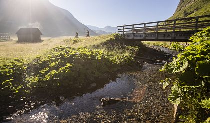 Biking along the idyllic rivers Lech and Bregenzer Ache