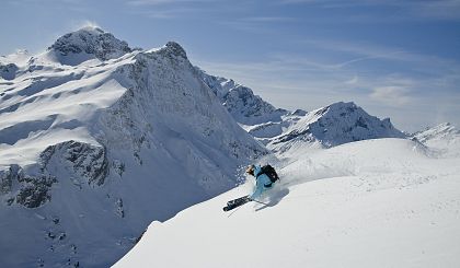 Das Skigebiet Ski Arlberg