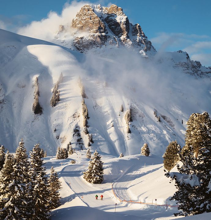 Winter holidays in the Jägeralpe