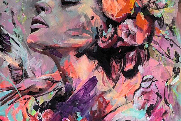 Malreise_Melanie_Geis_Atelier_am_Berg_Jägeralpe_Warth_Acrylmalkurs2