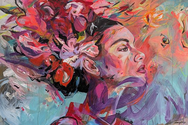 Malreise_Melanie_Geis_Atelier_am_Berg_Jägeralpe_Warth_Acrylmalkurs6