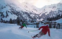 Abfahrten bis zum Hotel Jägeralpe im Winter