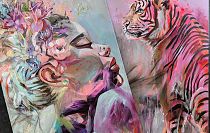 Malreise_Melanie_Geis_Atelier_am_Berg_Jägeralpe_Warth_Acrylmalkurs5