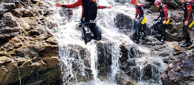 Canyoning Spullerbach in Warth am Arlberg