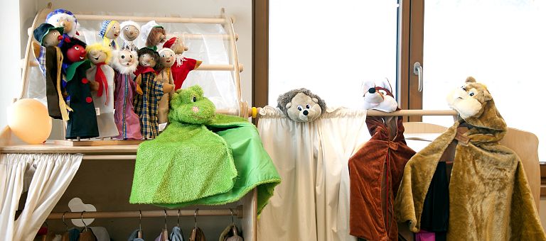Puppenspiel für die kleinen Gäste in Warth am Arlberg